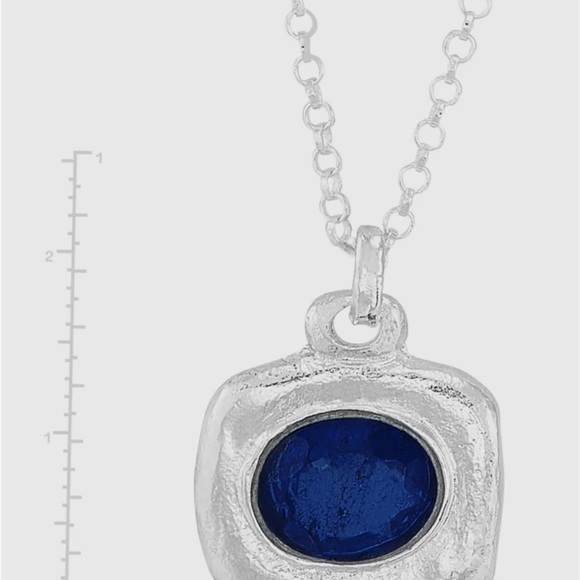 Silpada “Unforgettable” Sapphire & .985 Sterling - Picture 1 of 4